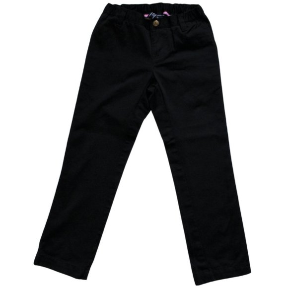 NWOT Lands' End Black Pants Kids SZ 5 - Picture 1 of 7